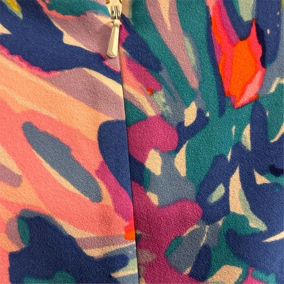 Lilly Pulitzer Women's Floral Dress Size 8 Multicolor Resort Wear - Picture 13 of 16